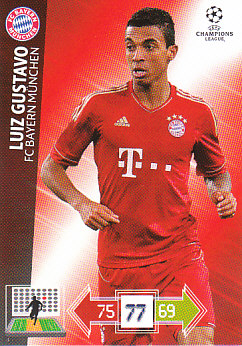 Luiz Gustavo Bayern Munchen 2012/13 Panini Adrenalyn XL CL #53